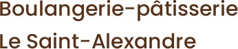 Logo Boulangerie-pâtisserie Le Saint-Alexandre